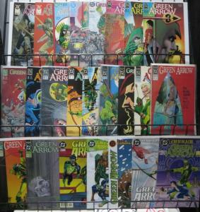 GREEN ARROW COLLECTION! (1988, DC) 24 BOOKS! Mike Grell, Chuck Dixon,Queen/Hawke