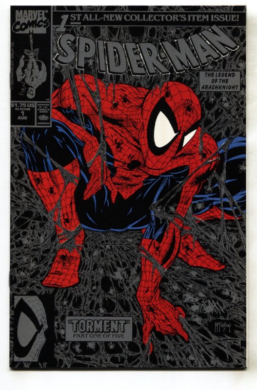 Spider-Man #1--1990--Silver Edition-- Marvel Comics--NM-