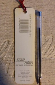 Cap’t Picard Star Trek TNG bookmark