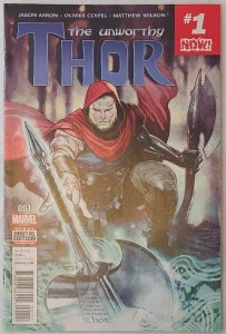 Unworthy Thor 1 Marvel Comics 2017 VG