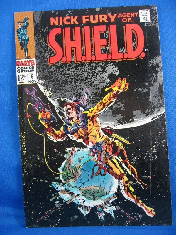 NICK FURY AGENT OF SHIELD 6 F STERANKO 1968