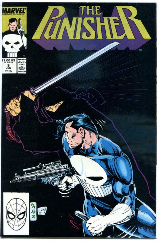 PUNISHER #9, VF, Whilce Portacio, Scott Williams, 1987, more Marvel in store