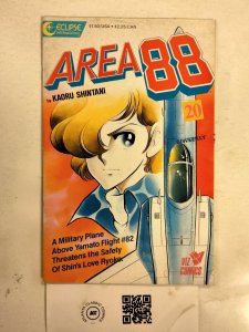 Area 88 #20 FN-VF Eclipse Comics comic book 19 JW71