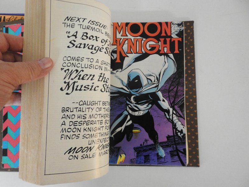 Moon Knight #1-36 Solid Run Bound in (3) Hardback Volumes (1982)  Awesome Read!