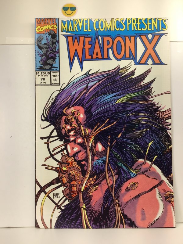 Marvel Comics Presents #78 (1991) NM Key debut weapon X design tech