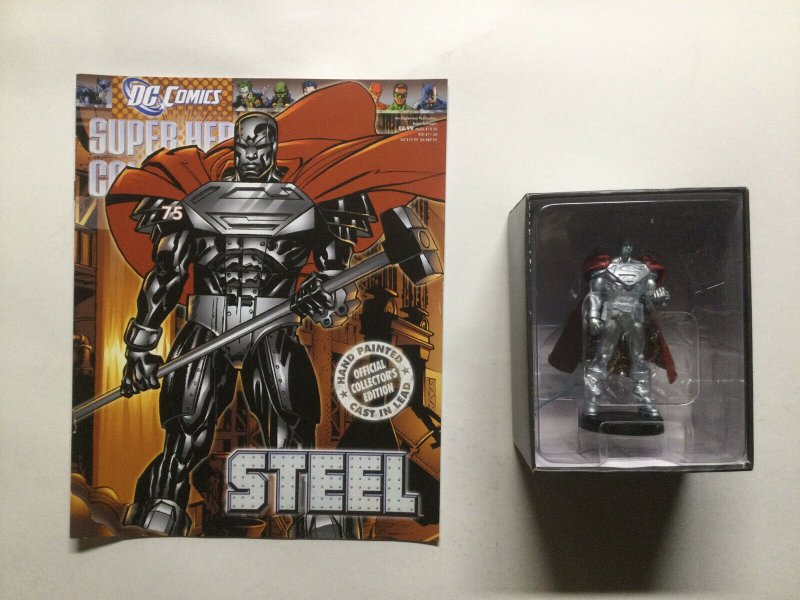 Steel Super Heros Collection 75 Lead Figure and Magazine Dc Eaglemoss