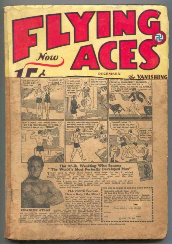 Flying Aces Pulp December 1932- Captain Philip Strange FAIR