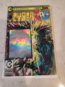 CyberRad #1 (1992) HOLGRAM COVER