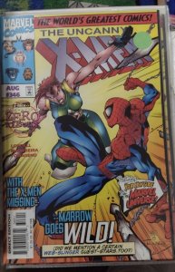 UNCANNY X-MEN #346 1997 MARVEL DISNEY   OPERATION ZERO TOLERANCE SPIDER MAN