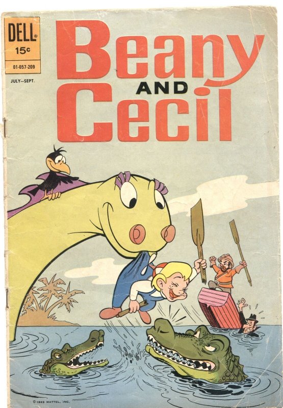 BEANY AND CECIL #1-1962-BOB CLAMPETT’S FAMOUS COMIC CHARACTERS-DELL