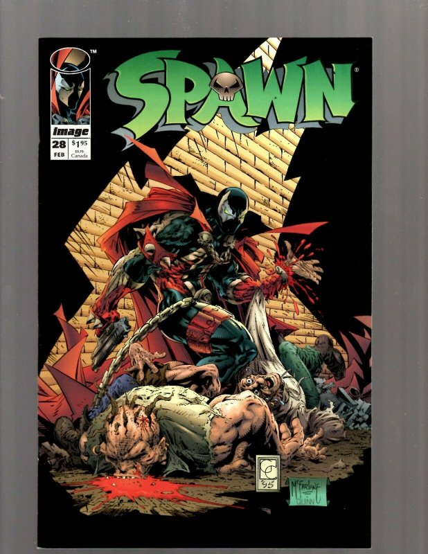 Lot of 12 Spawn Image Comic Books #10 14 15 16 17 18 23 28 29 31 36 38 J416