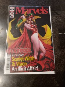DEADPOOL #13 Vision Scarlet Witch Granov Anniversary VARIANT