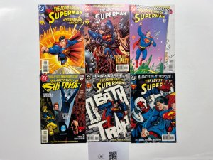 6 Superman DC Comic Books # 515 517 550 559 591 592 Flash Batman Robin 82 JS45