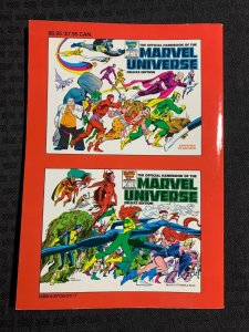 1987 THE OFFICIAL HANDBOOK OF THE MARVEL UNIVERSE Volume 4 SC VF+ 8.5