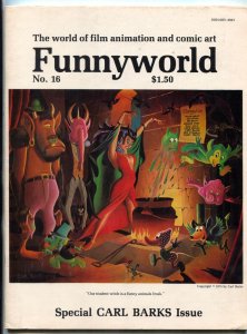 Funnyworld #16 1974- SPECIAL CARL BARKS ISSUE- fanzine VF