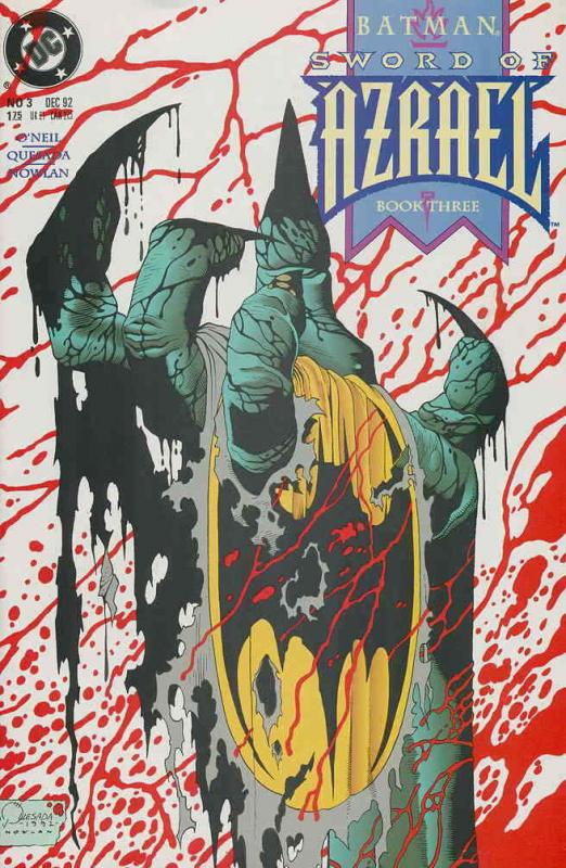 Batman: Sword of Azrael #3 FN; DC | save on shipping - details inside