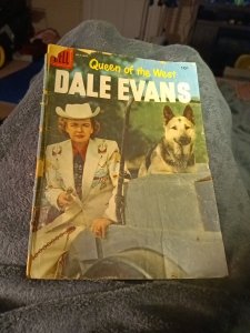 QUEEN OF THE WEST DALE EVANS #12 DELL RUSS MANNING Silver Age 1956 PHOTO COVER