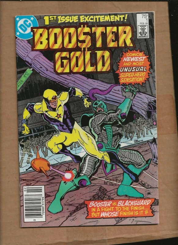 BOOSTER GOLD #1 1ST APPEARACE VOLUME 1 DC NEWSSTAND UPC CODE DC  70989317963