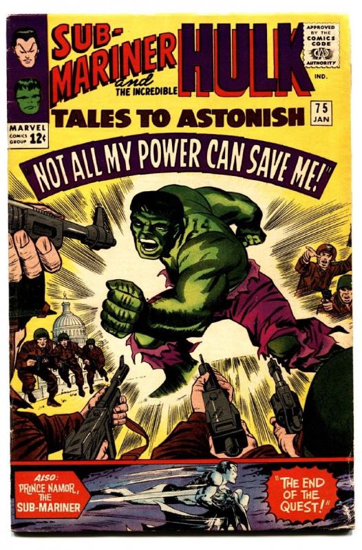 TALES TO ASTONISH #77 comic book -HULK/SUBBY-nice copy-MARVEL-SILVER-AGE