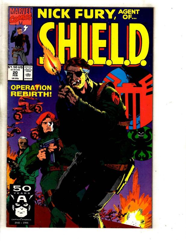 10 SHIELD Marvel Comic Books # 11 12 13 14 15 16 17 18 19 20 Nick Fury CR49