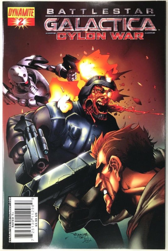 BATTLESTAR GALACTICA CYLON WAR Comic # 2 Cover A — 2009 Dynamite Entertainment