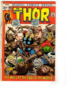 Mighty Thor # 195 FN Marvel Comic Book Odin Loki Avengers Hela Hulk TD1