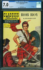 Classics Illustrated #118 (1954) CGC 7.0