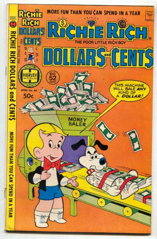 Richie Rich Dollars and Cents #85 1978- Harvey comics FN