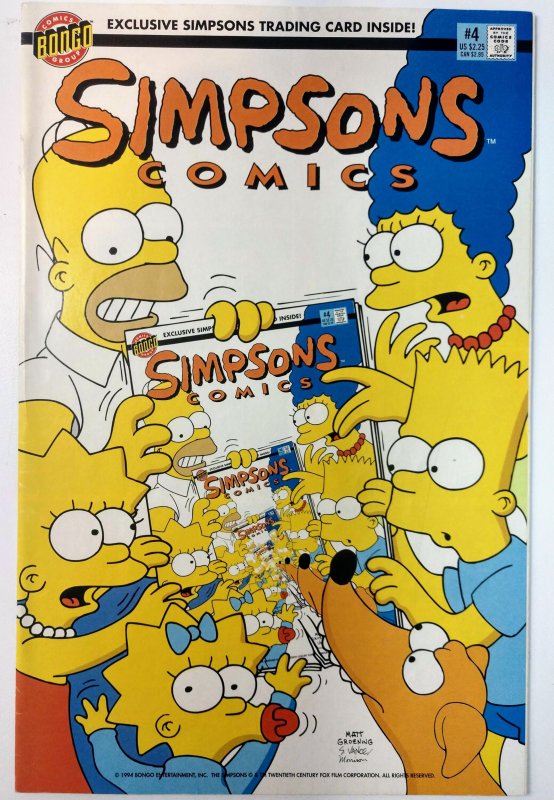 Simpsons Comics #4 (6.0, 1994)