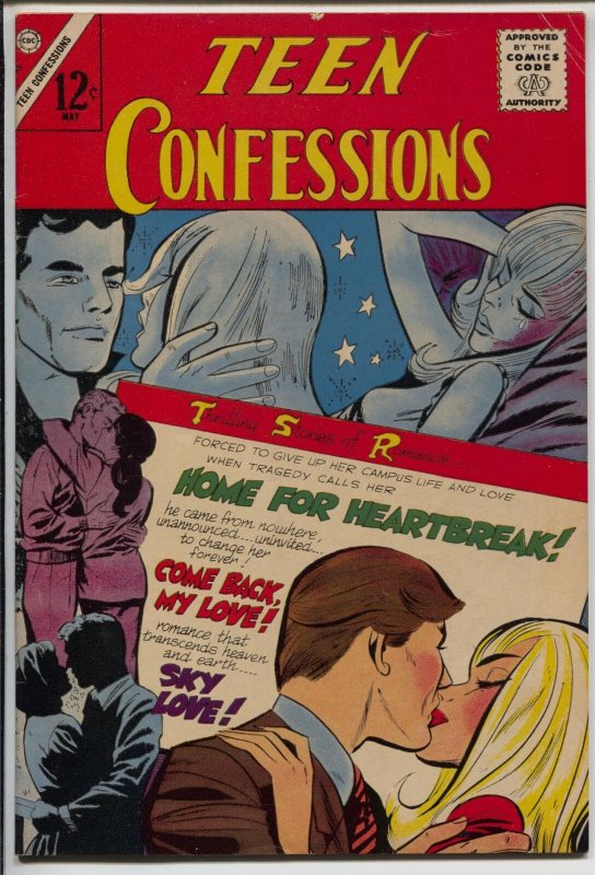 Teen Confessions #38 1966-Charlton-high grade-teen romance-spicy art-VF