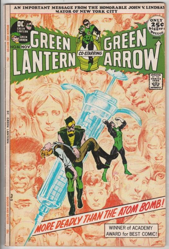 Green Lantern #86 (Nov-71) FN/VF+ High-Grade Green Lantern, Green Arrow