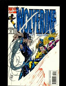  Lot of 12 Wolverine Marvel Comics #67 69 70 71 72 73 74 75 76 77 78 79 HY7