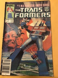 THE TRANSFORMERS #1 : Marvel 9/84 VG+; 1st comic appearance, KEY ISSUE