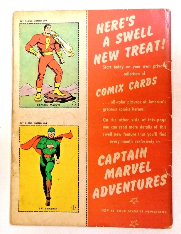 Master Comics #31 Missing 1st 10 Pages, Classic Cover