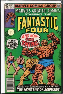 Marvel's Greatest Comics #87 (1980) Fantastic Four