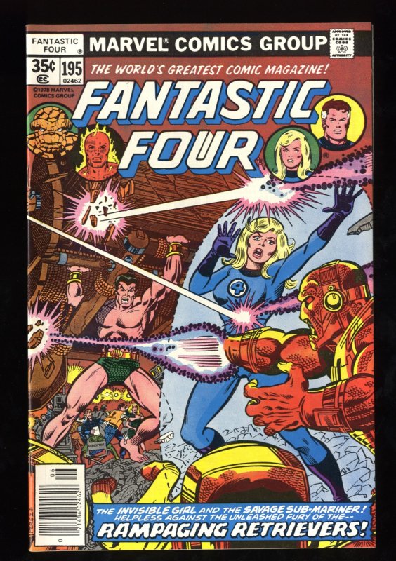 Fantastic Four #195 NM+ 9.6