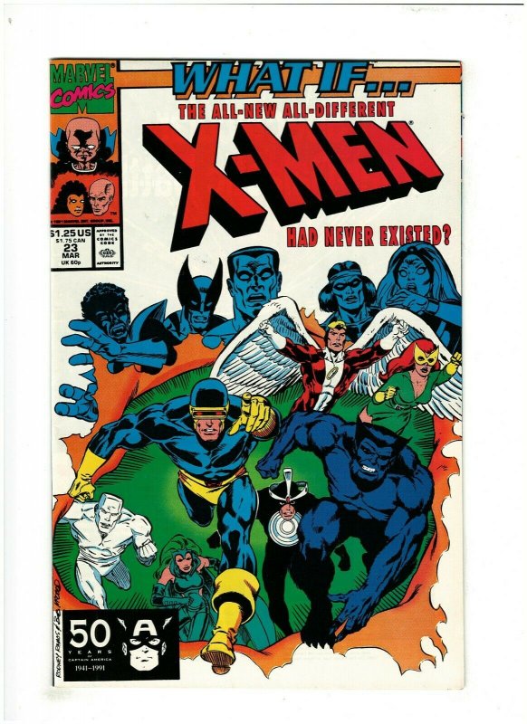 What If? #23 NM- 9.2 Marvel 1991 All-New All-Different X-men Had Never Existed 