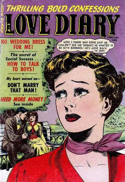 Love Diary (1949 series) #40, Good- (Stock photo)