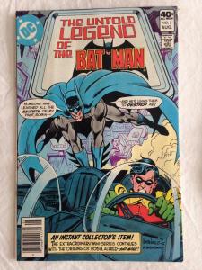 UNTOLD LEGEND OF BATMAN - #1 & #2  - FOUR (4) Issue Lot - DETECTIVE COMICS #600