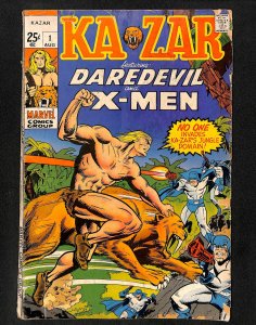 Ka-Zar (1970) #1 Daredevil X-Men!