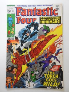 Fantastic Four #99 (1970) W/ The Inhumans! Solid VG Condition!