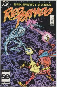 Red Tornado #4 (1985) - 7.0 FN/VF *Ghost in the Machine*