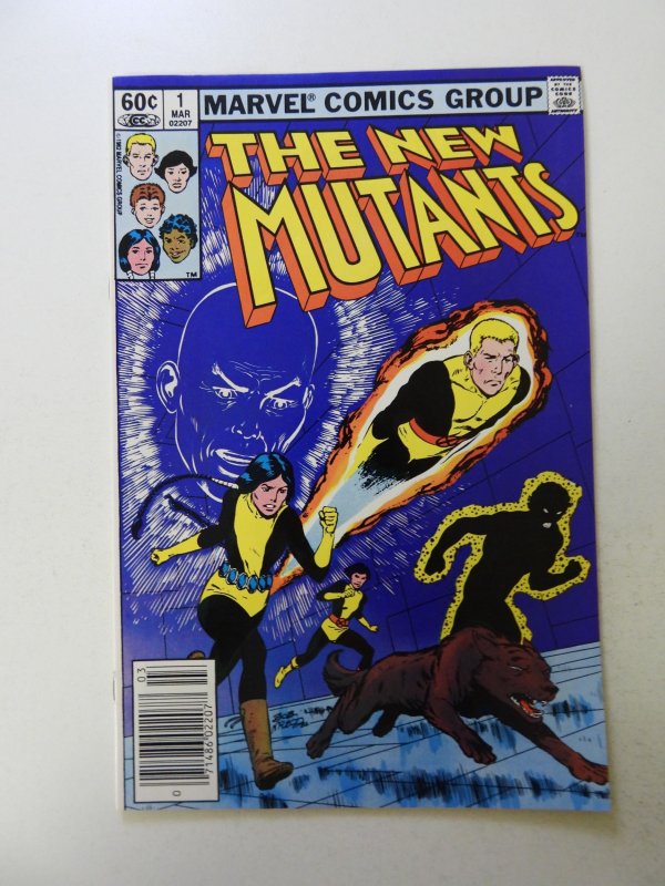 The New Mutants #1 (1983) FN+ condition stain back cover