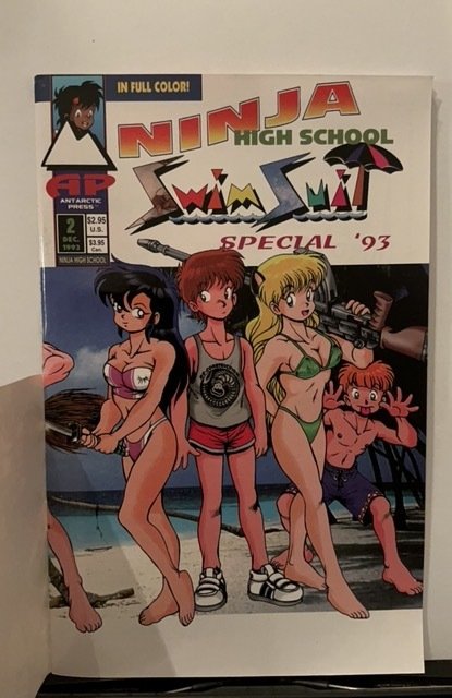 Ninja High School Swimsuit #2 (1993) Double half-cover