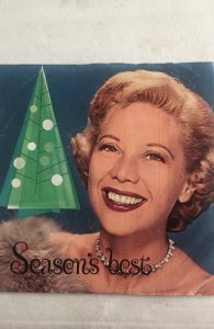 Seasons greetings 1960 from your Chevy dealer Dinah shore 45 pristine