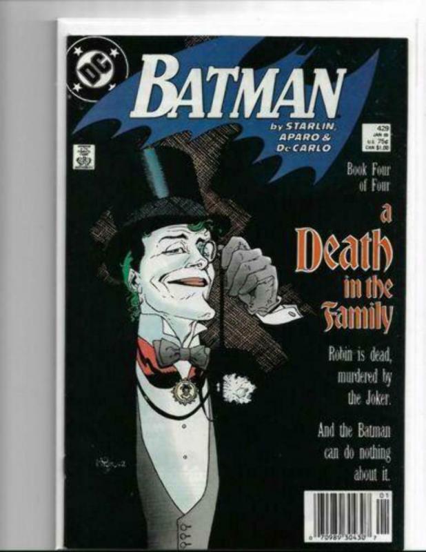 BATMAN (1940) #429 - NM - A DEATH IN THE FAMILY Joker DC