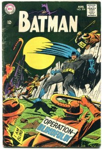 BATMAN #204 1968- Operation Blindfold- DC Silver Age VG 