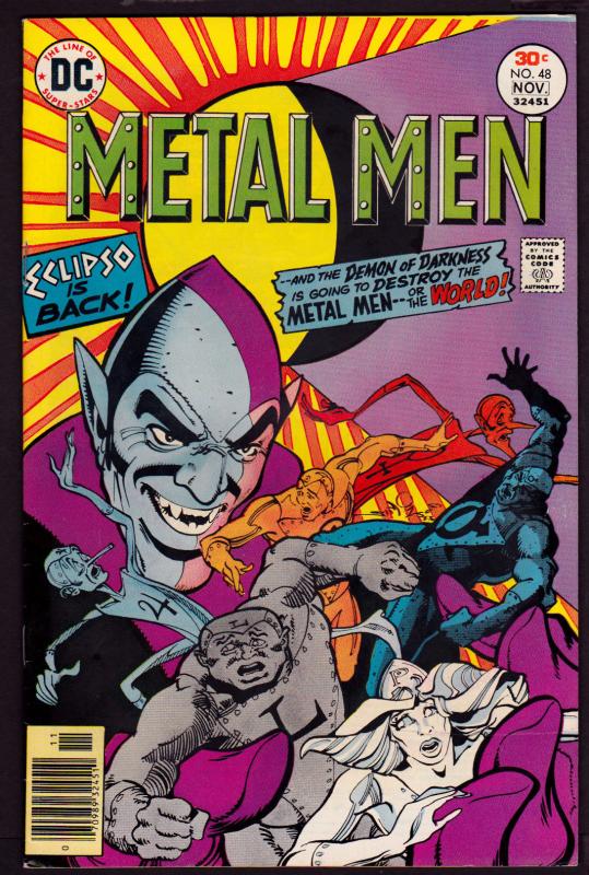 Metal Men #48 (Oct-Nov 1976, DC) 8.5 VF+