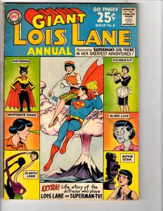 Giant Lois Lane Annual # 2 VG/FN DC Comic Book Superboy Superman Batwoman J207