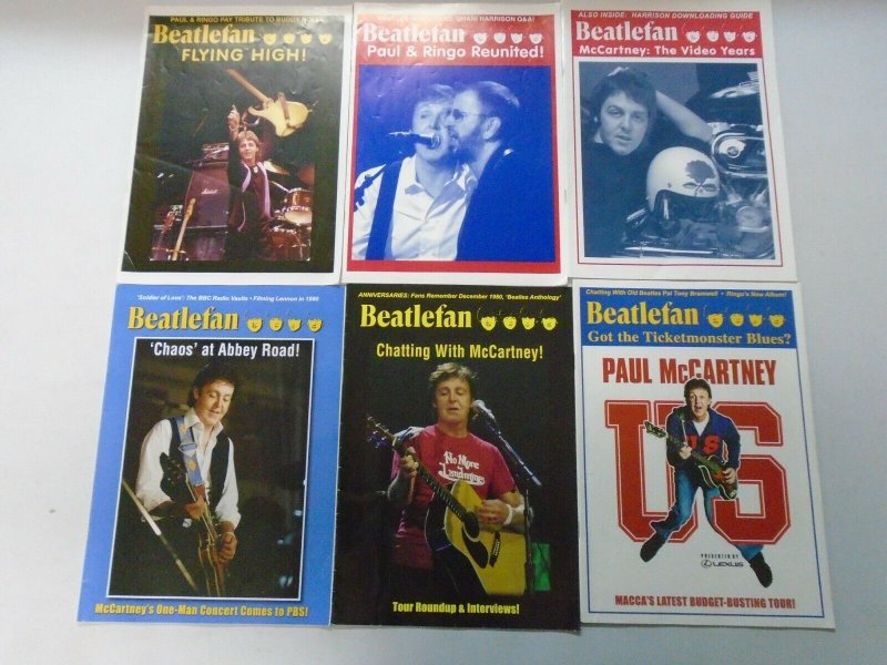 Beatlefan Magazine lot of 30 different Paul McCartney issues